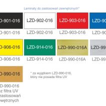 Laminaty grawerskie dwustronne