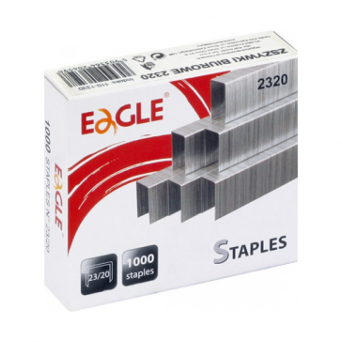 Zszywki 23/20 EAGLE zszywają do 170 kartek 1000 szt.