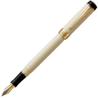 Pióro wieczne Parker Duofold Ivory & Black GT