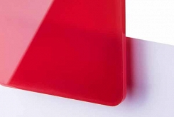 TroGlass LED czerwony grubość 3mm