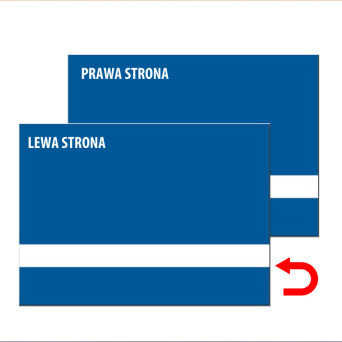 Laminat grawerski dwustronny niebieski/biały/niebieski 1,6mm LZD-904-016