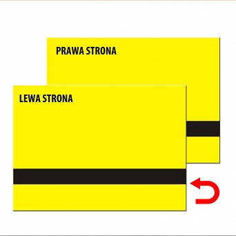 Laminat grawerski dwustronny żółty/czarny/żółty 1,6mm LZD-906-016