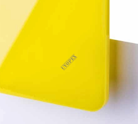 TroGlass Color Gloss żółty półprzezroczysty grubość 3mm