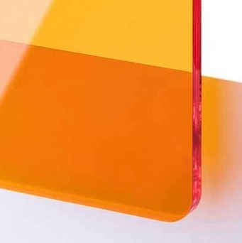TroGlass Color Gloss pomarańczowy transparentny grubość 3mm