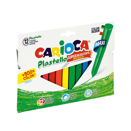 Kredki Plastello Jumbo 12 kol. CARIOCA