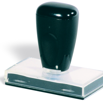Uchwyt plastikowy do stempli - nr 4075 - płytka tekstu 40x75 mm
