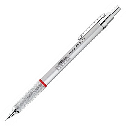 Ołówek automatyczny Rotring Rapid Pro Srebrny 0,7 mm