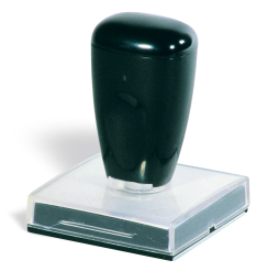Uchwyt plastikowy do stempli - nr 5555 - płytka tekstu 55x55 mm