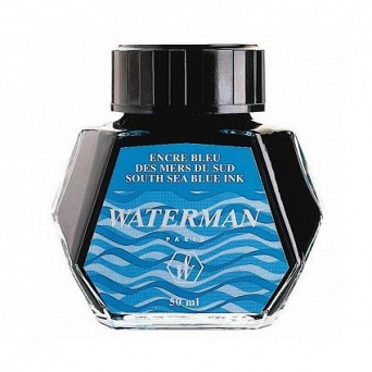 Atrament Waterman w butelce jasnoniebieski Morze Południowe