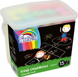 Kreda chodnikowa 7 kolorów 15 sztuk GR-F15-7 Fiorello