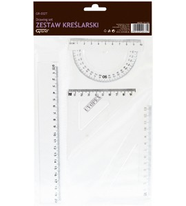 Zestaw geometryczny transparent GR-032T