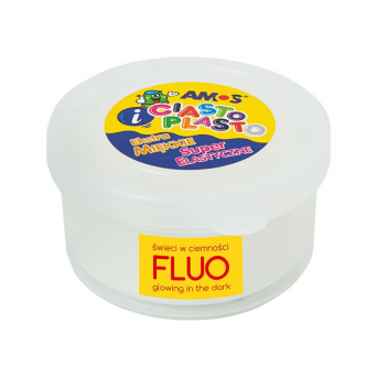 CiastoPlasto kolor biały fluo AMOS 30 g