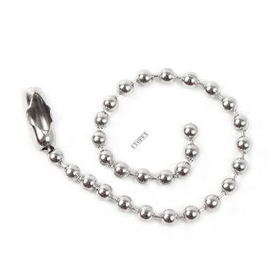 Łańcuszek kulkowy metalowy do zawieszki 10cm