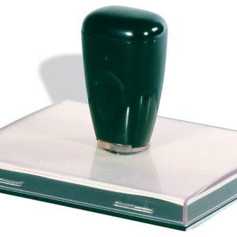Uchwyt plastikowy do stempli - nr 80100 - płytka tekstu 80x100 mm