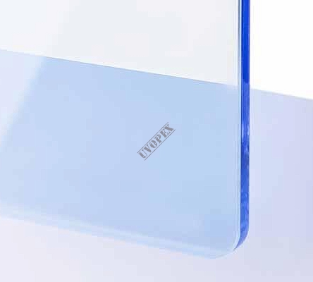 TroGlass Color Gloss bladoniebieski transparentny grubość 3mm