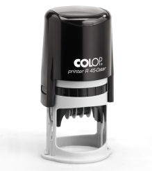 Datownik z tekstem Printer R45 - płytka tekstu Ø45 mm