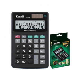 Kalkulator biurowy 12-pozycyjny wodoodporny TOOR TR-2296T