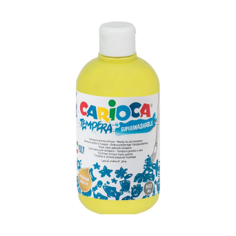 Farba tempera żółta cytrynowa 500 ml Carioca