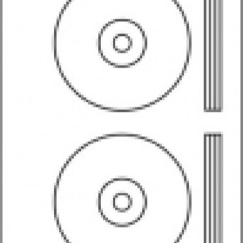 Etykiety komputerowe UNI CD 50 ark. średnica 117mm