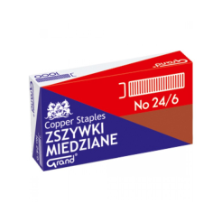 Zszywki miedziane 24/6 GRAND 10 000 szt.