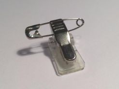 Zapinka żabka z agrafką podklejona 24x14mm 987-240