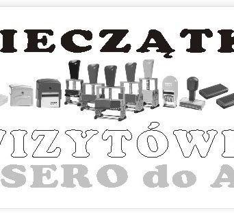 Wizytówki klasyczne czarno-białe