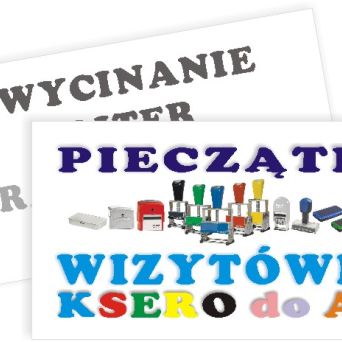 Wizytówki dwustronne kolor + czarno-białe