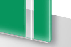 Laminat grawerski TroLase Reverse matowy/zielony 1,6mm LR931-206