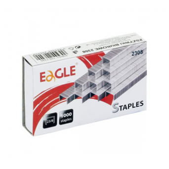 Zszywki 23/8 EAGLE zszywają do 40 kartek 1000 szt.
