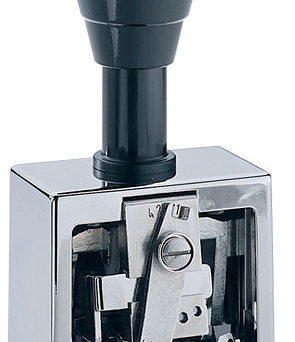 Numerator automatyczny samotuszujący Horray H55-6 pozycji 5,5 mm metalowa obudowa