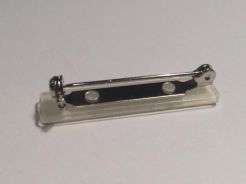 Zapinka agrafka z zabezpieczeniem podklejona 40x8mm 987-222