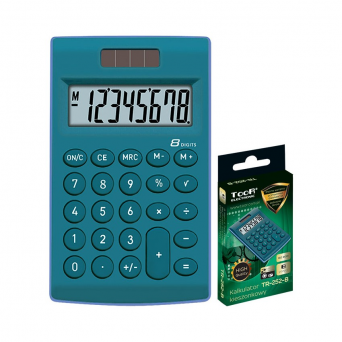 Kalkulator kieszonkowy 8-pozycyjny - 2 typy zasilania TOOR TR-252-B