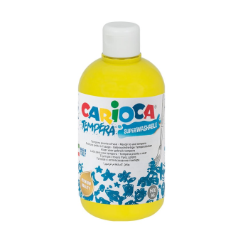 Farba tempera żółta 500 ml Carioca