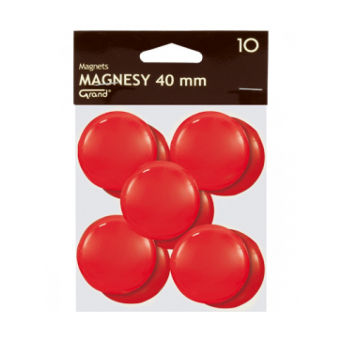Magnes 40mm GRAND czerwony