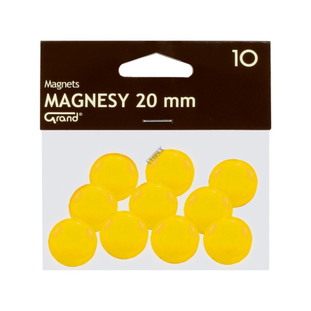 Magnes 20mm GRAND żółty