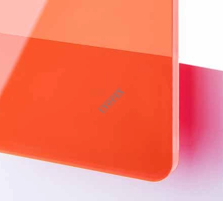 TroGlass Color Gloss czerwony fluorescencyjny grubość 3mm