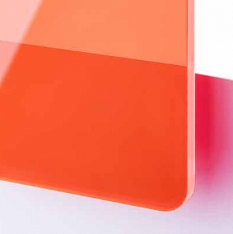 TroGlass Color Gloss czerwony fluorescencyjny grubość 3mm