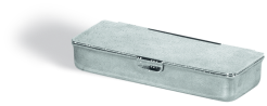Pieczątka Pudełko metalowe - nr 2 II - płytka tekstu 46x18 mm