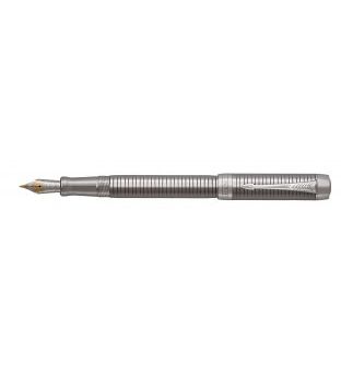 Pióro wieczne Parker Duofold Prestige Ruthenium Chiselled CT