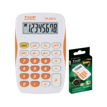 Kalkulator kieszonkowy 8-pozycyjny kieszonkowy TOOR TR-295-O