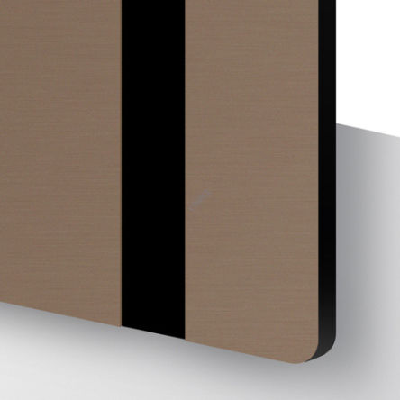 Laminat grawerski TroLase Metallic szczotkowany głęboki brąz/czarny 1,6mm LMT884-206