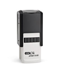 Pieczątka z tekstem Printer Q20 - płytka tekstu 20x20 mm