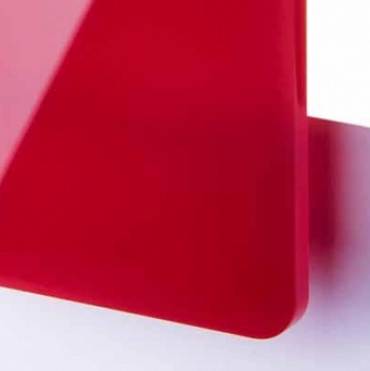 TroGlass Color Gloss czerwony półprzezroczysty grubość 3mm