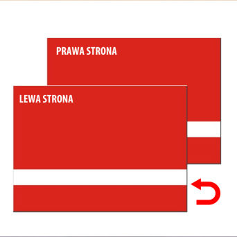 Laminat grawerski dwustronny czerwony/biały/czerwony 1,6mm LZD-903-016