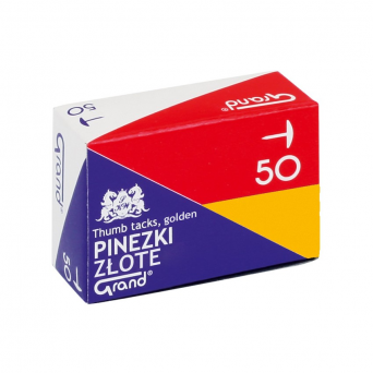 Pinezki GRAND G50 złote 500 szt.