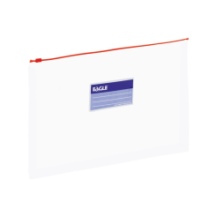 Koperta foliowa A4 EC011B szer.3cm. czerwona EAGLE