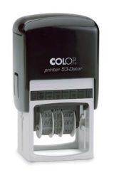 Datownik z tekstem Printer 53 - płytka tekstu 30x45 mm