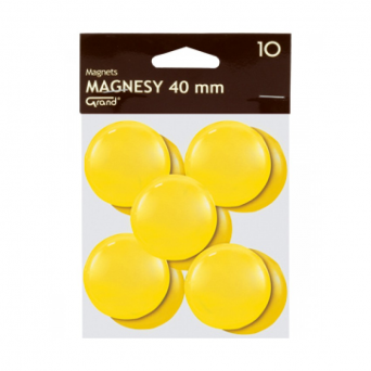 Magnes 40mm GRAND żółty