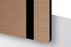 Laminat grawerski TroLase Metallic Plus Szczotkowany Miedziany/Czarny 0,8mm LMT+864-203