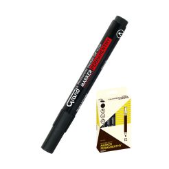 Marker permanentny czarny ścięta końcówka 12 szt. GRAND GR-103C